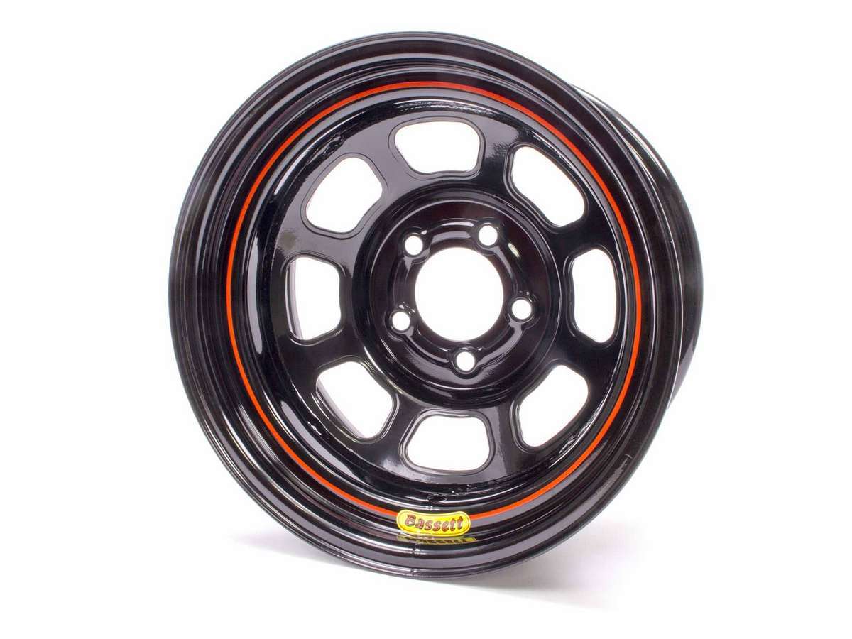 15x7 5x4.75 3.75in BS Black Rolled Wheel – Billy's Ultimate Racing Products