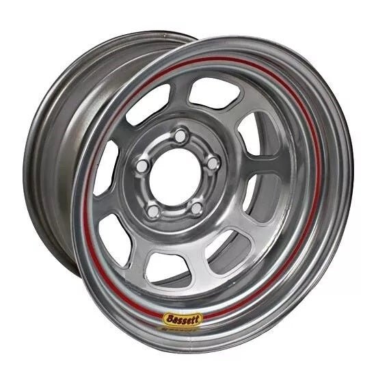 Wheel 15x7 5x4.5 3.75in BS Silver Spun – Billy's Ultimate Racing Products