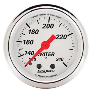 Water Temperature Gauge - Arctic White