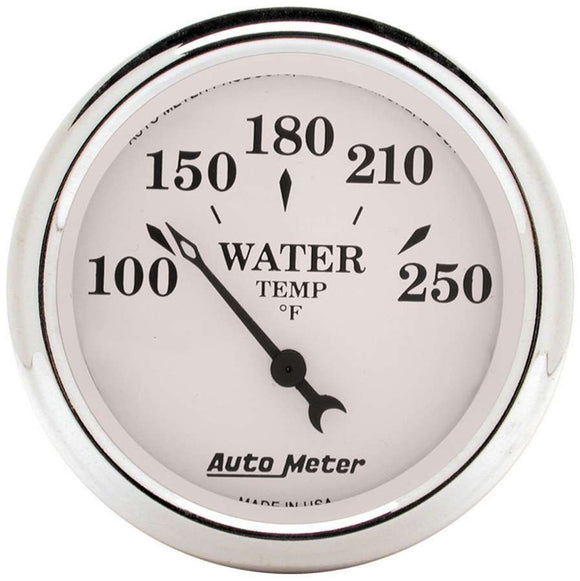 Water Temperature Gauge - Old Tyme White