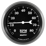 Tachometer - Old Tyme Black