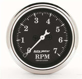 Tachometer - Old Tyme Black