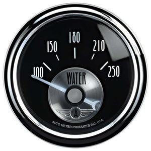 Water Temperature Gauge - Prestige Black Diamond