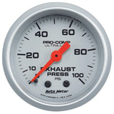 Exhaust Pressure Gauge