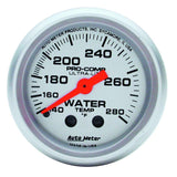 Water Temperature Gauge - Ultra-Lite