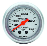 Water Temperature Gauge - Ultra-Lite