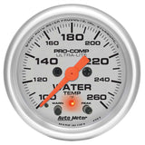 Water Temperature Gauge - Ultra-Lite