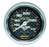 Water Temperature Gauge - Carbon Fiber