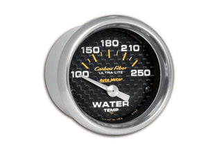 Water Temperature Gauge - Carbon Fiber