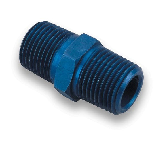 Fitting - Adapter - Straight - 1/8 in NPT Male to 1/8 in NPT Male