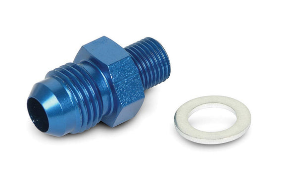 Fitting - Adapter - Straight - 6 AN Male to 10 mm x 1.00 Male