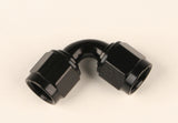 Fitting - Adapter - 90 Degree - 10 AN Female to 10 AN Female