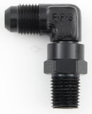 Fitting - Adapter - 90 Degree - 6 AN Male to 1/4 in NPT Male