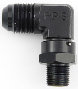 Fitting - Adapter - 90 Degree - 8 AN Male to 1/4 in NPT Male