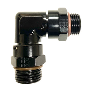 Fitting - Adapter - 90 Degree - 10 AN Male O-Ring to 12 AN Male O-Ring