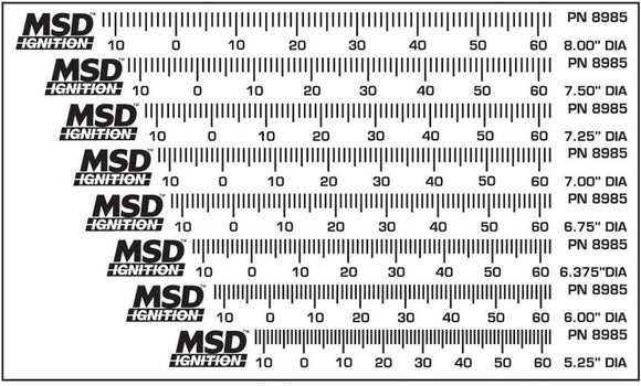 Ignition Timing Tape