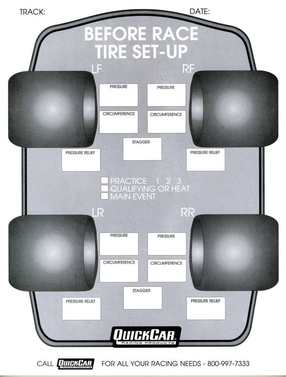 Tire Setup Chart